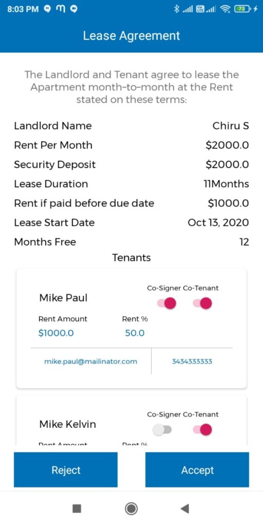 Pay rent online